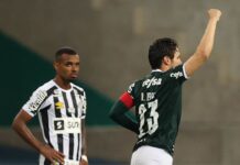 Palmeiras bate Santos e deslancha em 1º lugar no Grupo C do Paulistão