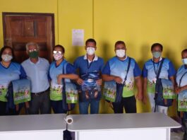 Secretário da Ação Social, Edijonson Vieira, fez entrega de kits para Equipe técnica do PAIF e do PIS