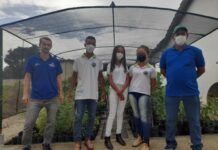 Secretaria de Agricultura e Meio Ambiente recebe alunos da Escola Agrícola Mãe Jovina para estágio voluntário