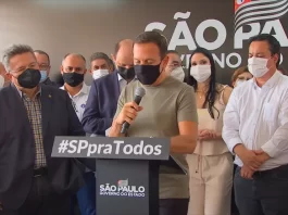 Doria deixa governo de São Paulo para se candidatar à Presidência