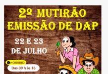 Segundo mutirão de regularização de DAPs foi sucesso total. Confira a nota feita pelo Chefe de Departamento do Meio Ambiente Honório Dias;