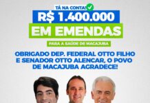 Saúde de Macajuba recebe 3 emendas que totalizam R$ 1.400.000,00