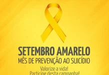 Setembro Amarelo: Campanha de conscientização sobre a prevenção do SUICÍDIO, atente-se!