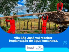 Sonho se torna realidade: implantação de água encanada na Vila São José