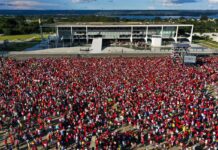 Milhares estiveram em Brasília para festejar a posse de Lula