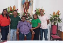 Diácono Genival Celebra no Distrito do Paraíso, em Ruy Barbosa, no novenário do Padroeiro São Miguel.