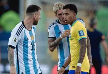 Rodrygo é vítima de racismo após discussão com Messi em Brasil x Argentina e avalia medidas