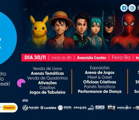 Comic Summit – O maior evento geek de Feira de Santana retorna, Confira;