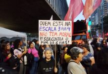 Em SP, centrais sindicais e movimentos sociais pedem fim da escala 6×1 Em SP, centrais sindicais e movimentos sociais pedem fim da escala 6x1