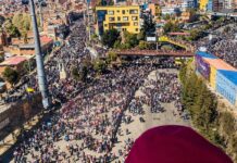 Bolívia registra 23 bloqueios e marchas antigoverno chegam a La Paz