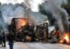 Colisão Entre ônibus E Carreta Deixa Mortos E Veículos Em Chamas Em Rodovia