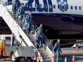 Seleção brasileira já está nos Estados Unidos para a Copa do Mundo Seleção brasileira já está nos Estados Unidos para a Copa do Mundo