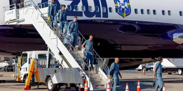 Seleção brasileira já está nos Estados Unidos para a Copa Seleção brasileira já está nos Estados Unidos para a Copa do Mundo