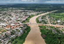 Desabamento de ponte deixa quatro pessoas feridas no interior do Acre Desabamento de ponte deixa quatro pessoas feridas no interior do Acre