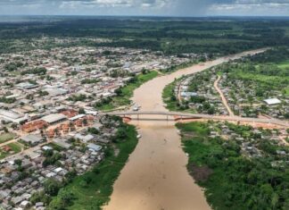 Desabamento de ponte deixa quatro pessoas feridas no interior do Acre Desabamento de ponte deixa quatro pessoas feridas no interior do Acre
