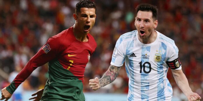 Cristiano Ronaldo e Lionel Messi preparam Cristiano Ronaldo e Lionel Messi preparam