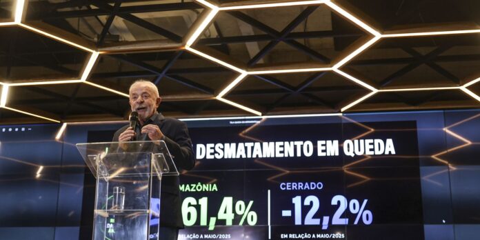 Desmatamento na Amazônia tem queda de 60% e Lula diz Desmatamento na Amazônia tem queda de 60% e Lula diz que EUA mentem