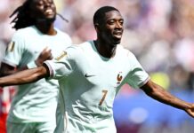 Com três de Dembélé, França bate Noruega e se classifica em primeiro Com três de Dembélé, França bate Noruega e se classifica em primeiro