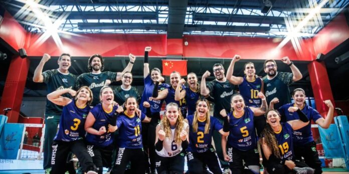 Brasil vence anfitriã China e vai à final do Mundial Brasil vence anfitriã China e vai à final do Mundial de vôlei sentado