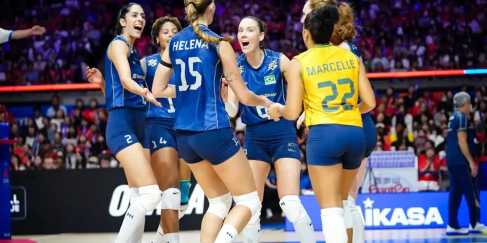 Liga das Nações: seleção feminina pega Japão na quarta em Liga das Nações: seleção feminina pega Japão na quarta em 1º mata-mata