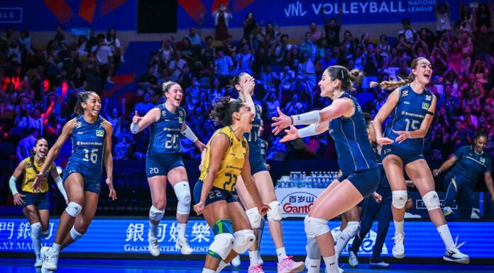 Brasil bate favorita Itália e terá Turquia na final da Liga das Nações Brasil bate favorita Itália e terá Turquia na final da Liga das Nações