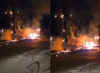 Explosão De Botijão De Gás Destrói Barracas E Deixa Trecho Sem Energia Em Lauro De Freitas