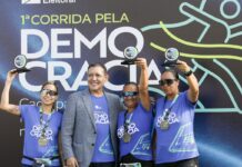 TSE promove Corrida pela Democracia em Brasília TSE promove Corrida pela Democracia em Brasília