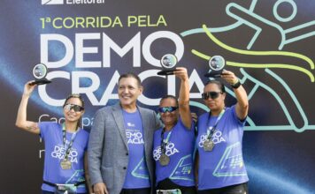 TSE promove Corrida pela Democracia em Brasília TSE promove Corrida pela Democracia em Brasília