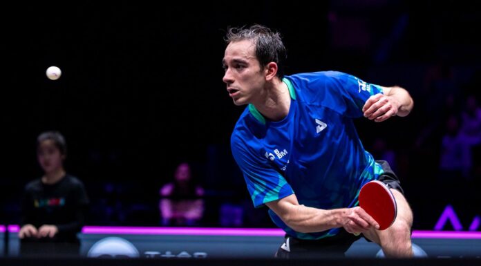 Calderano supera anfitrião na estreia do Europe Smash na Suécia Calderano supera anfitrião na estreia do Europe Smash na Suécia