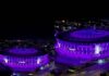 Arena Fonte Nova Ganha Iluminação Lilás Em Ação Pelos 20 Anos Da Lei Maria Da Penha