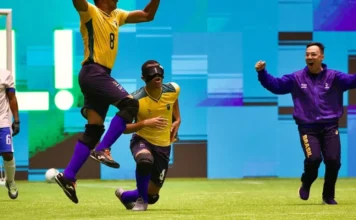 Brasil é hepatcampeão da Copa América de futebol de cegos em SP Brasil é hepatcampeão da Copa América de futebol de cegos em SP