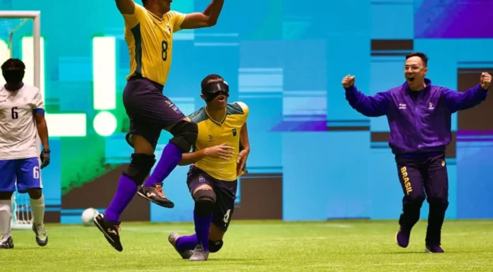 Brasil é hepatcampeão da Copa América de futebol de cegos em SP Brasil é hepatcampeão da Copa América de futebol de cegos em SP