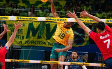 Brasil vence Chile na estreia pelo Sul-Americano de vôlei masculino Brasil vence Chile na estreia pelo Sul-Americano de vôlei masculino