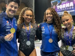 Brasil fecha Copa do Mundo de ginástica com mais cinco pódios Brasil fecha Copa do Mundo de ginástica com mais cinco pódios