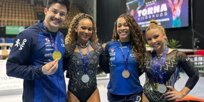 Brasil fecha Copa do Mundo de ginástica com mais cinco Brasil fecha Copa do Mundo de ginástica com mais cinco pódios