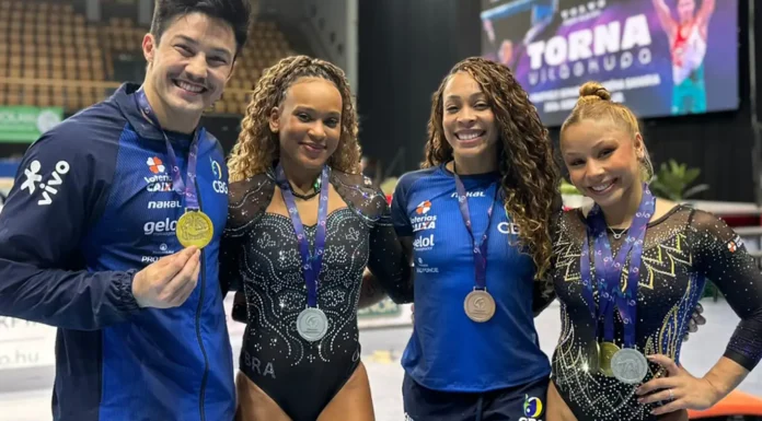Brasil fecha Copa do Mundo de ginástica com mais cinco pódios Brasil fecha Copa do Mundo de ginástica com mais cinco pódios