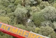 Corpos de vítimas de queda de helicóptero seguem para perícia em SC Corpos de vítimas de queda de helicóptero seguem para perícia em SC