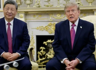 Xi Jinping se reúne com Donald Trump na Casa Branca Xi Jinping se reúne com Donald Trump na Casa Branca