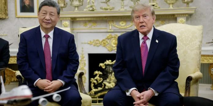 Xi Jinping se reúne com Donald Trump na Casa Branca Xi Jinping se reúne com Donald Trump na Casa Branca