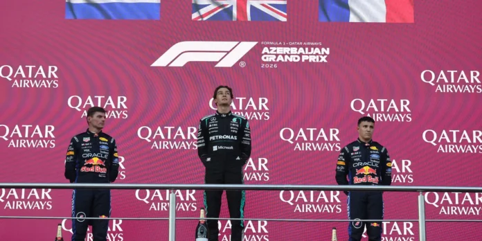 Fórmula 1: Russell supera Verstappen por 0.1s e vence GP Fórmula 1: Russell supera Verstappen por 0.1s e vence GP do Azerbaijão