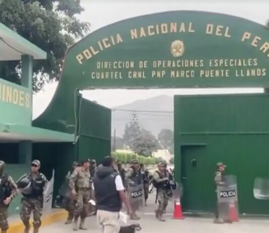 Peru declara estado de emergência em cinco presídios de alta segurança