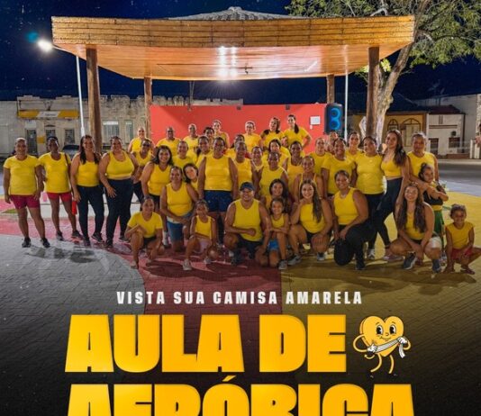 Prefeitura Municipal promoverá aula de aeróbica na Praça Alípio Fraga em alusão ao Setembro Amarelo