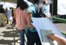 Maior local de votação de São Paulo teve filas longas Maior local de votação de São Paulo teve filas longas
