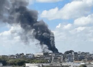 Incêndio Atinge área Com Ambulâncias Do Samu Em Salvador